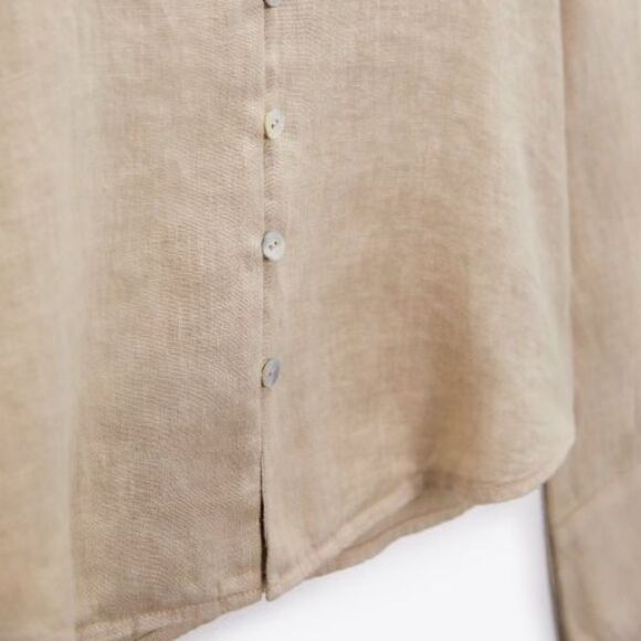 ZARA 100% LINEN SHIRT - Picture 4 of 7